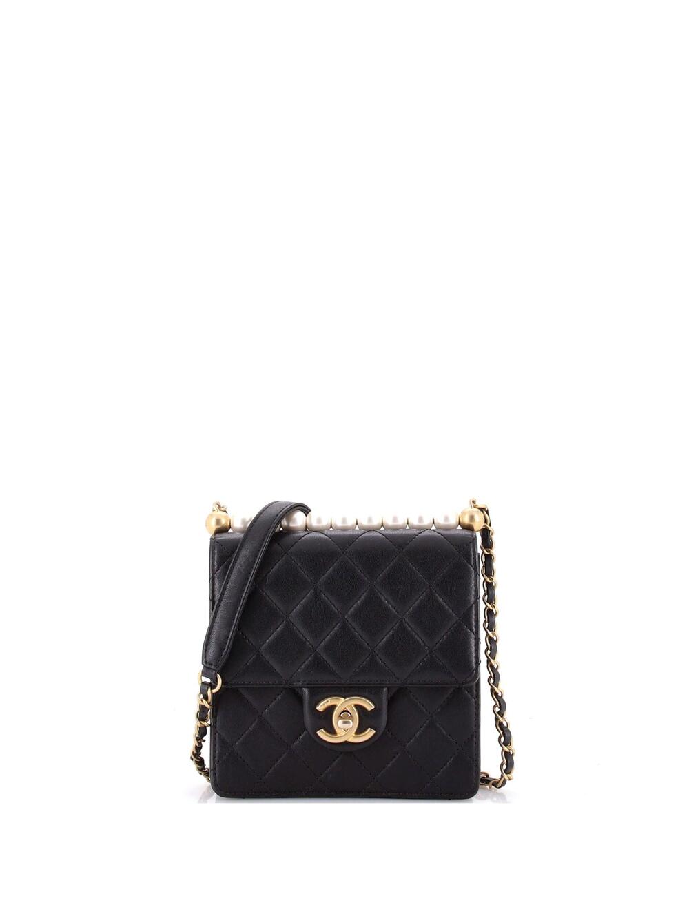 Chanel Chic Pearls Flap Bag Quilted #370913C27B